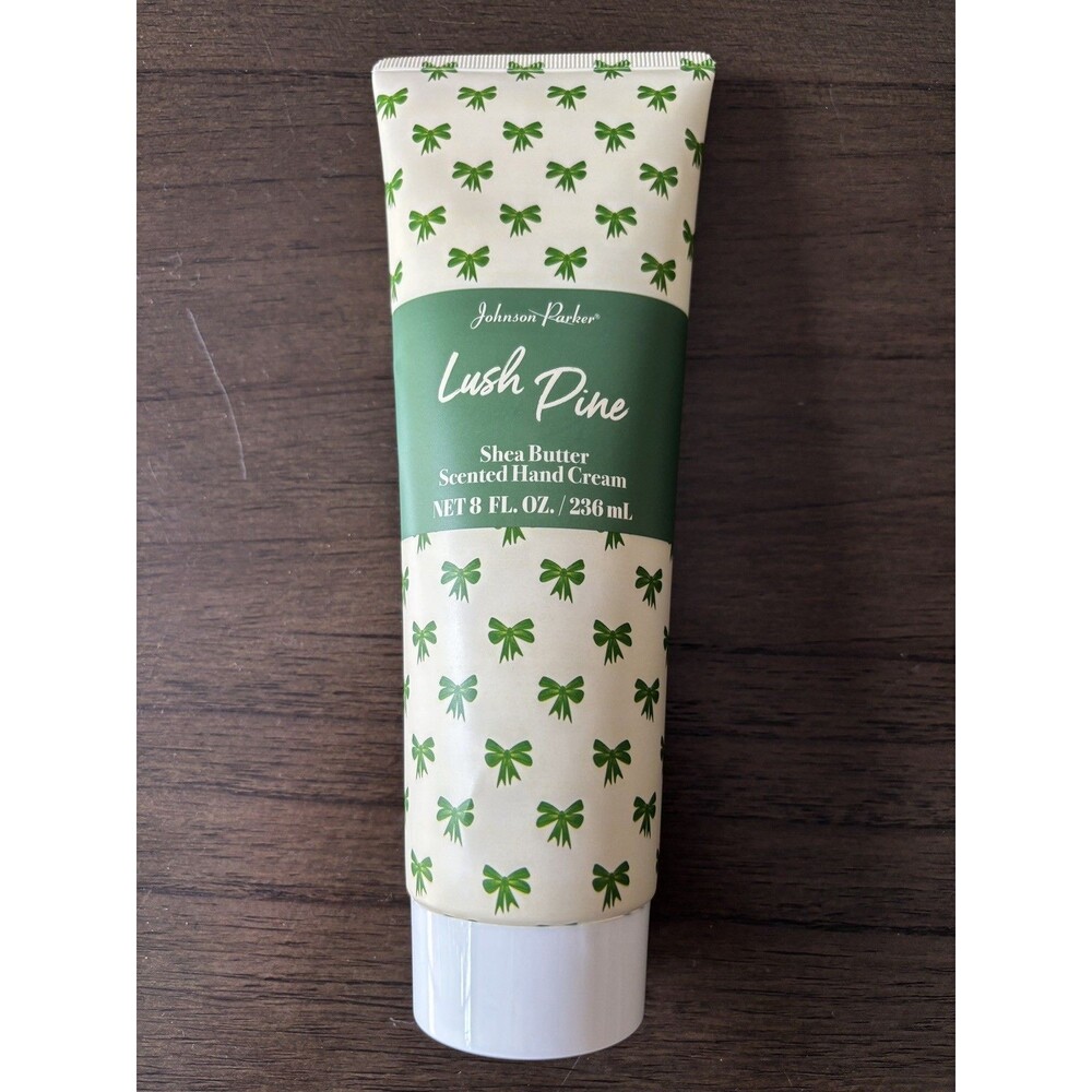 New Johnson Parker Lush Pine Shea Butter Hand Cream 8fl oz/236ml